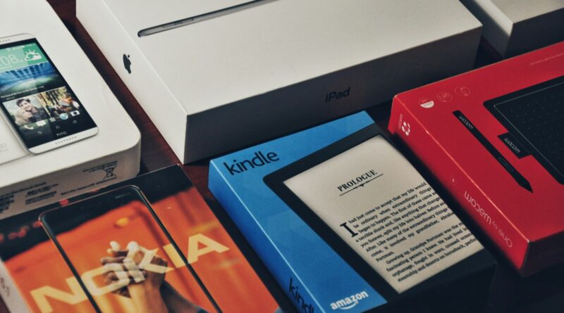 red and blue labeled box
